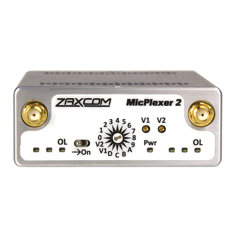 Zaxcom MicPlexer 2 user manual