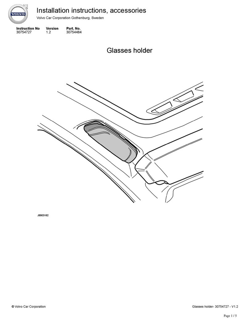 Volvo 30754484 installation instructions