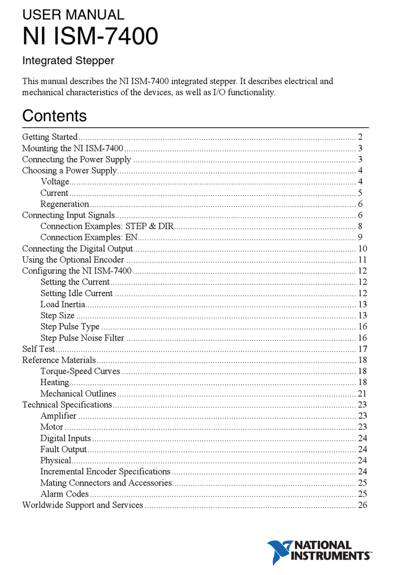 National Instruments ISM-7400 User manual National Instruments ISM-7400 User manual
