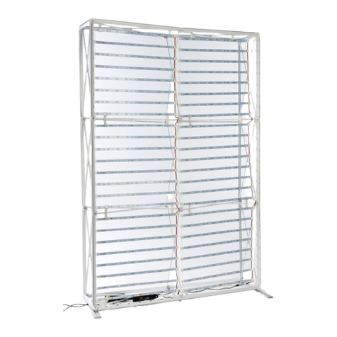 Displays2go SEG LIGHTBOX Assembly instructions