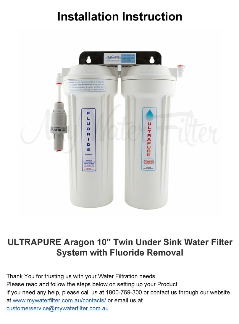My Water Filter ULTRAPURE Aragon Installation instruction