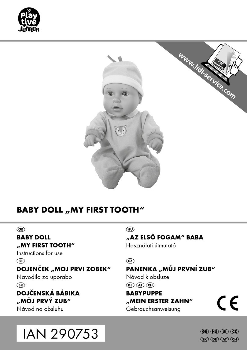 PLAYTIVE JUNIOR MY FIRST TOOTH Instructions for use PLAYTIVE JUNIOR MY FIRST TOOTH Instructions for use