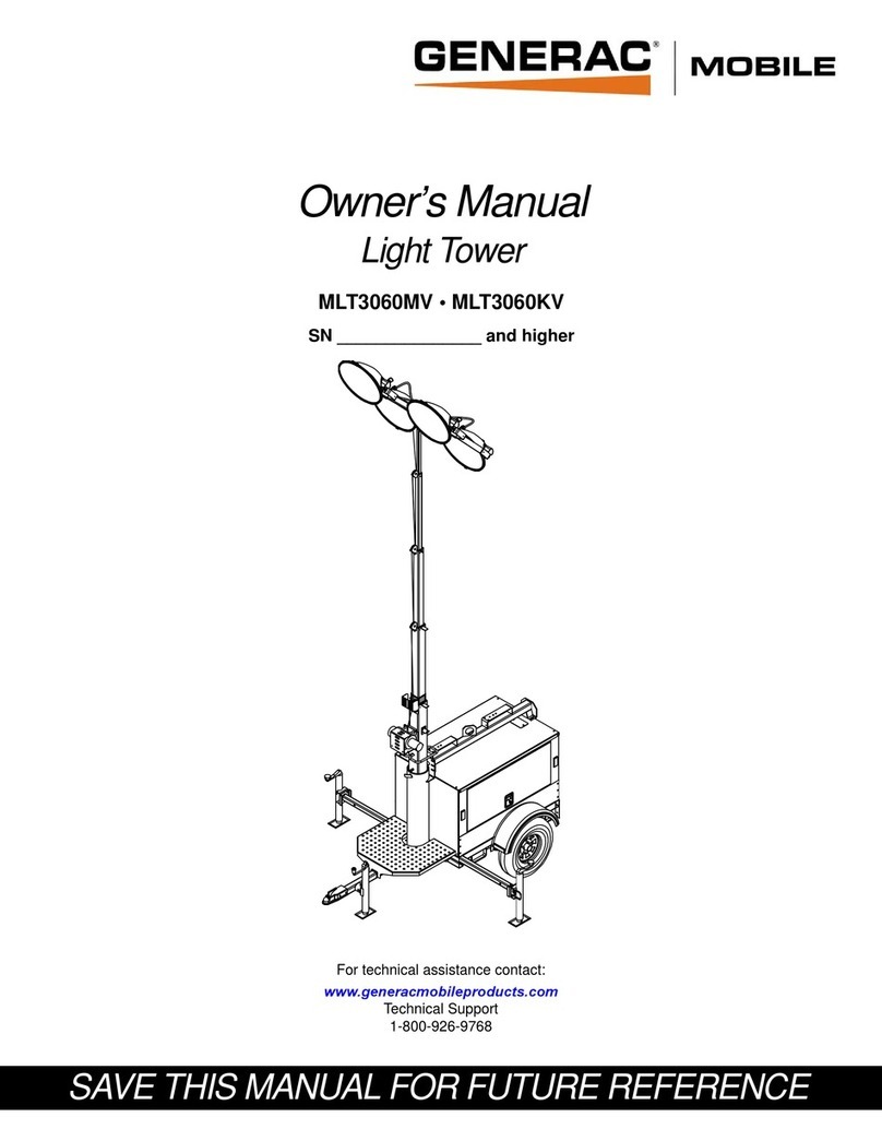 Generac Power Systems MLT3060MV owner's manual Generac Power Systems MLT3060MV owner's manual