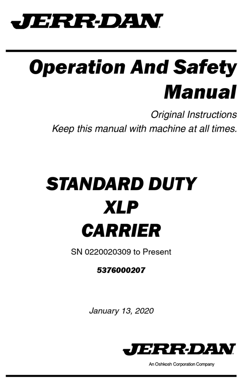 Oshkosh Corporation JERR-DAN 20NGADF6T-LP Operation and safety manual