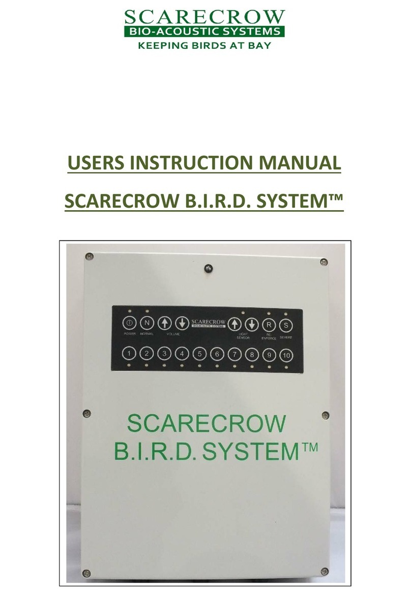 Scarecrow B.I.R.D. SYSTEM Operator's manual