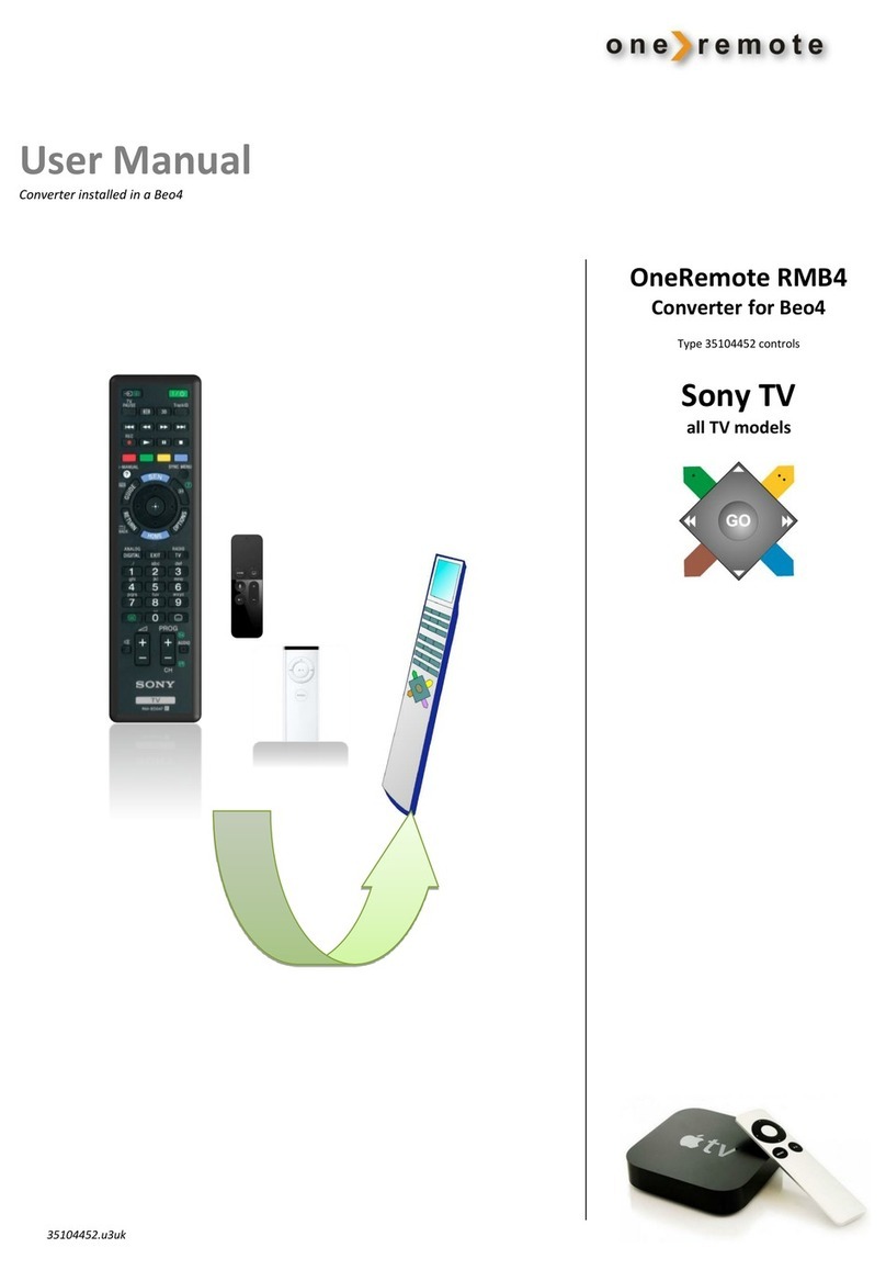 One Remote RMB4 user manual