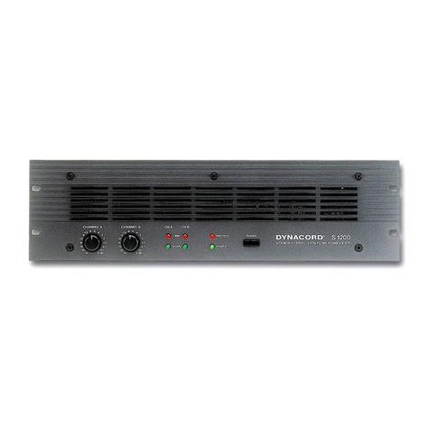 Dynacord S 900 User manual