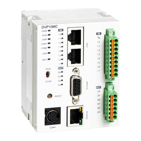 Delta DVP-MC Series instruction sheet