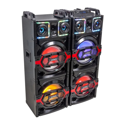 Party Light & Sound PARTY-BOX410 User manual Party Light & Sound PARTY-BOX410 User manual