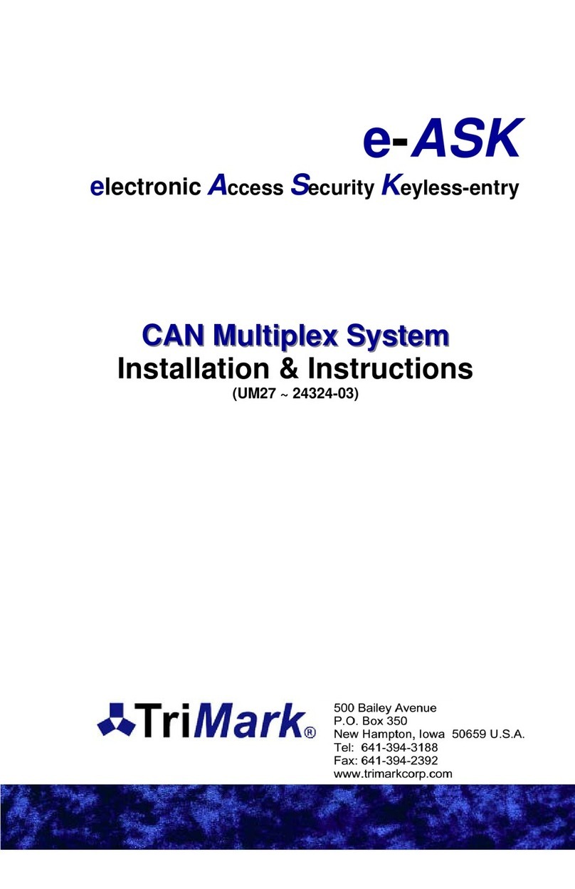 TriMark e-ASK UM27 installation instructions