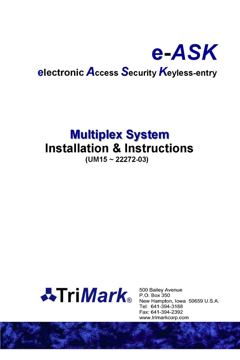 TriMark e-ASK UM15 installation instructions