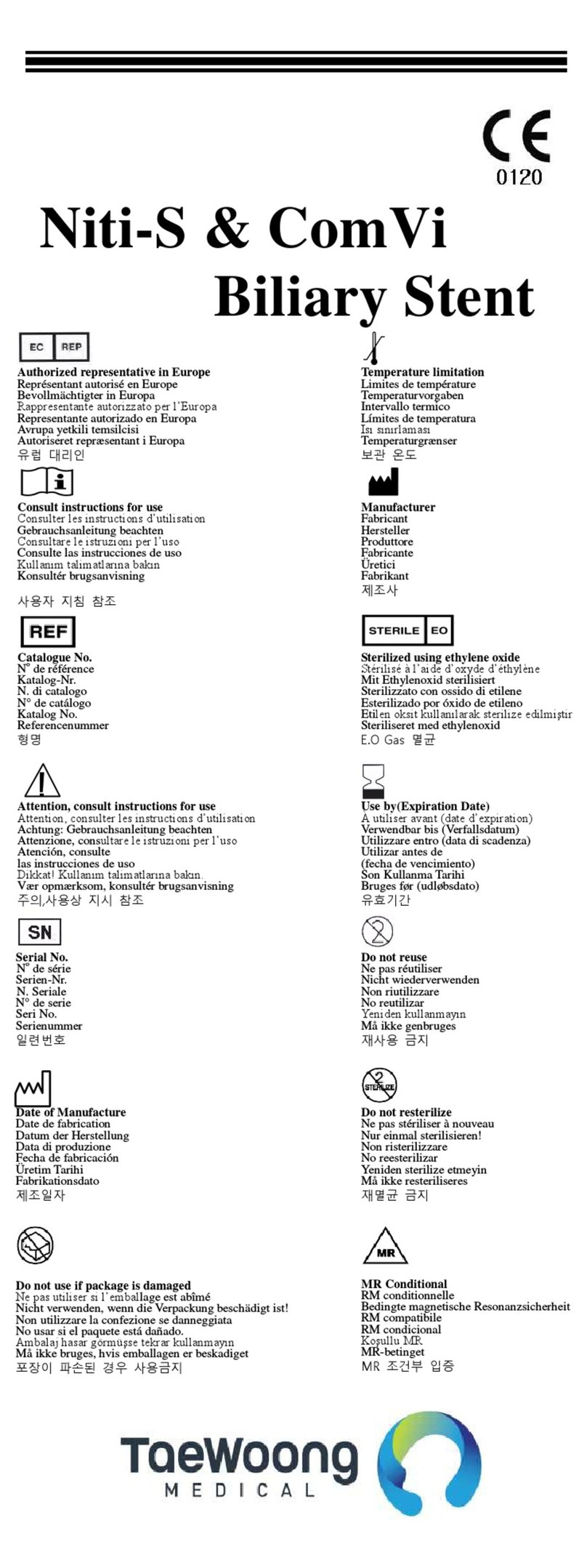 Taewoong Niti-S user manual