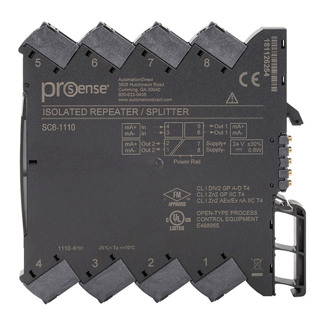 AutomationDirect ProSense SC6 Series User manual