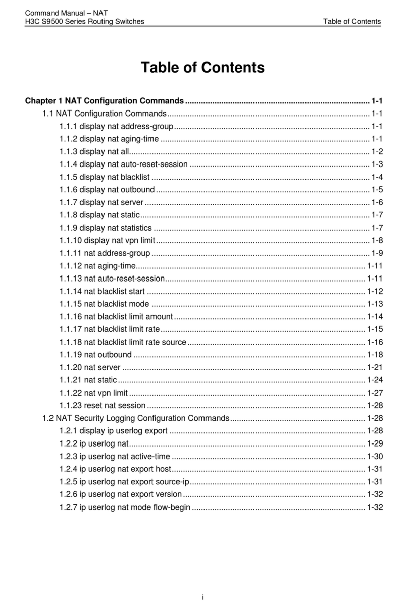 H3C S9500 Series Installation instructions H3C S9500 Series Installation instructions