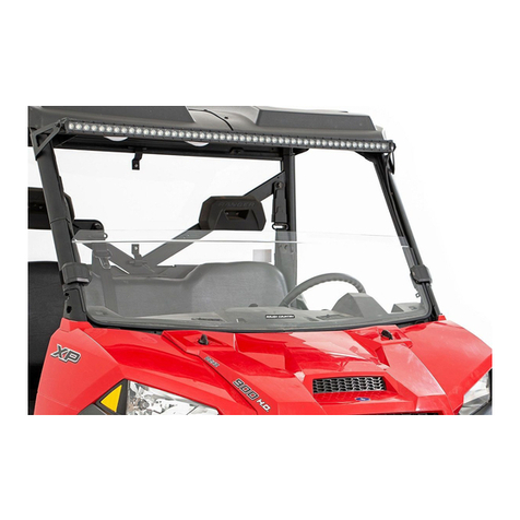 rough country Half windshield installation instructions