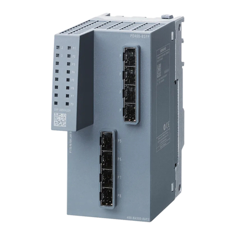 Siemens SIMATIC NET PE408 User manual Siemens SIMATIC NET PE408 User manual
