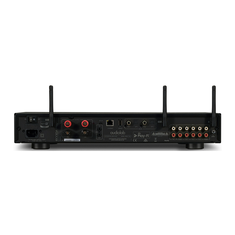 Audiolab 6000A Play User manual