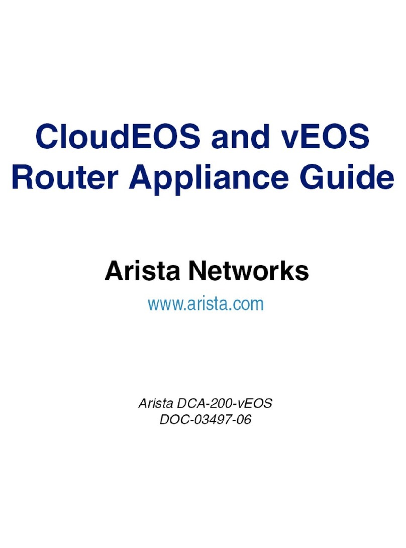 Arista CloudEOS Appliance Guide