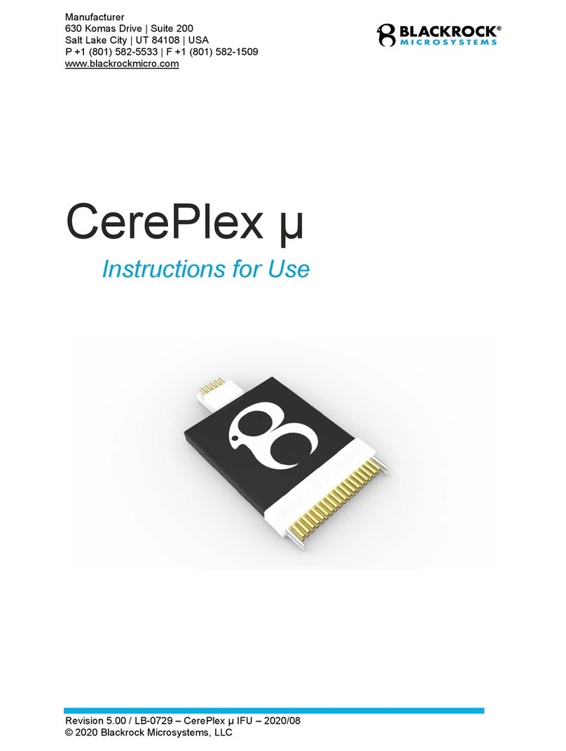 Blackrock Microsystems CerePlex m Instructions for use