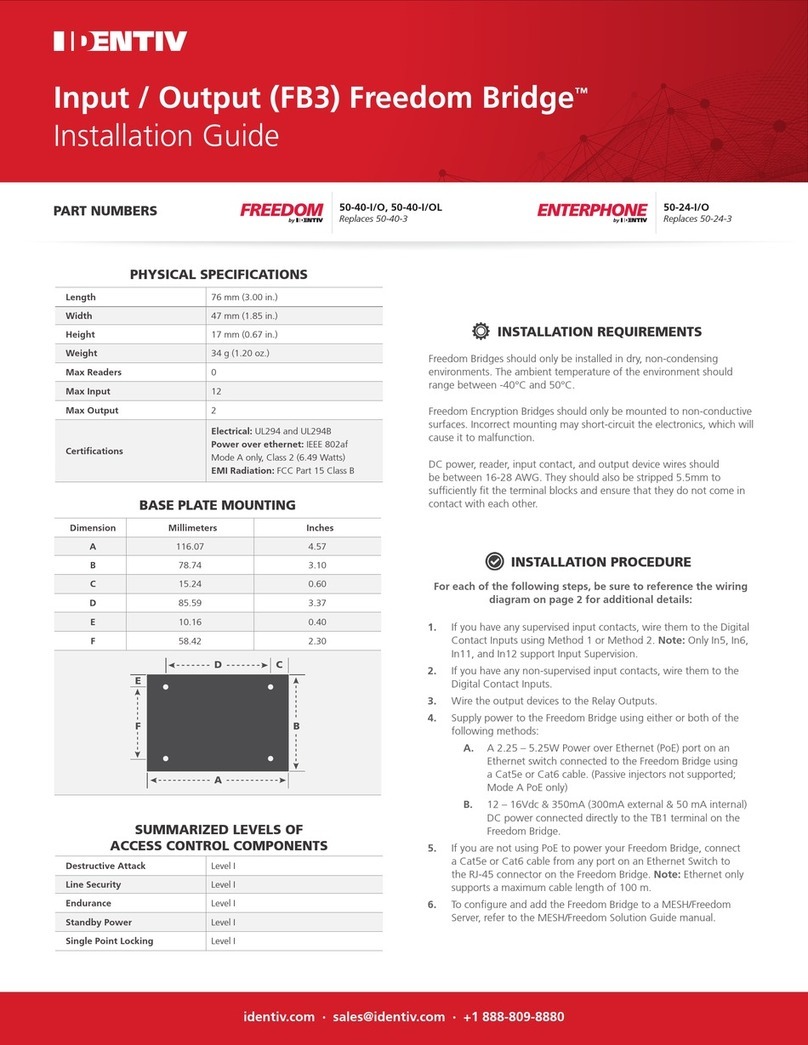 Identiv Freedom Bridge FB3 installation guide