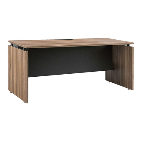 J.Burrows ASHTON DESK JBASHDSK Assembly instructions