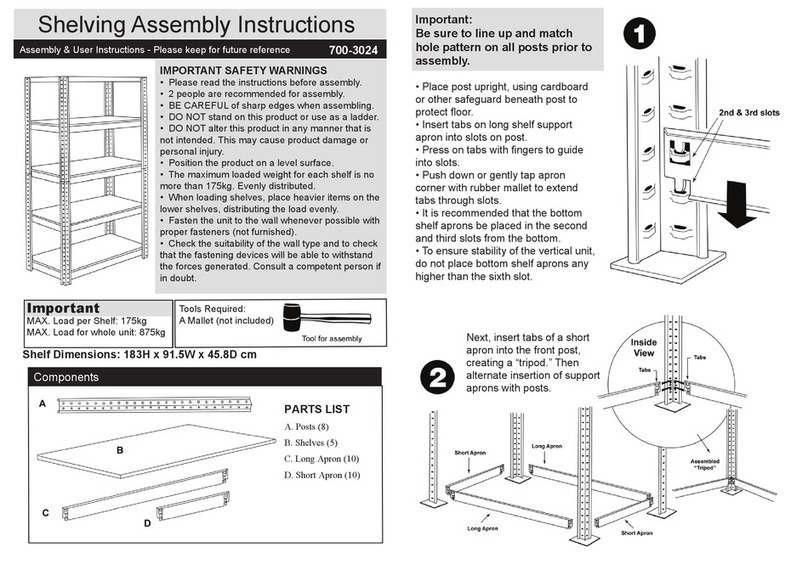 Argos 700-3024 Assembly instructions
