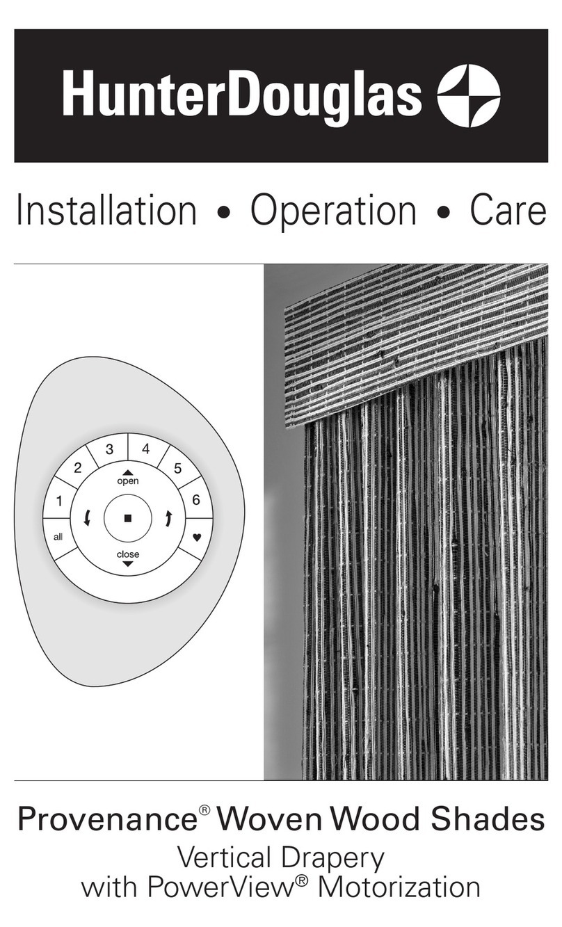 HunterDouglas Provenance PowerView Woven Wood Shades Installation operation care HunterDouglas Provenance PowerView Woven Wood Shades Installation operation care