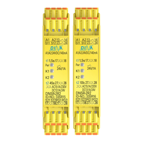 DINA Elektronik DNSR-2R2 Original instruction manual