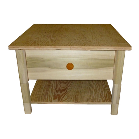 Epic All Wood Side Table User manual