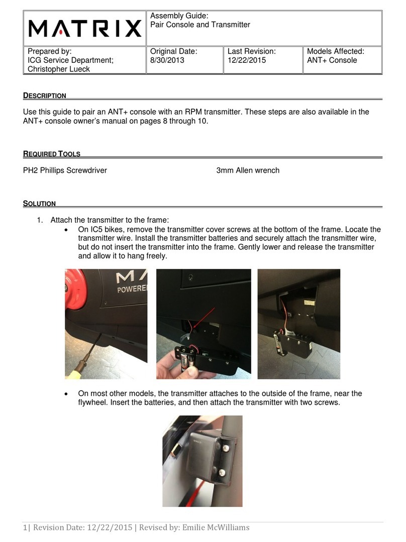 Matrix ANT+ Assembly guide