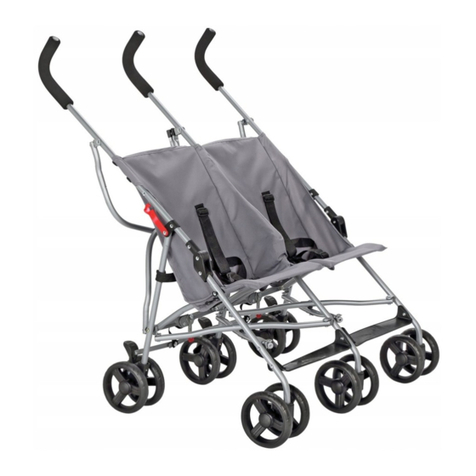 CUGGL Elder Twin Pushchair Assembly & user instructions
