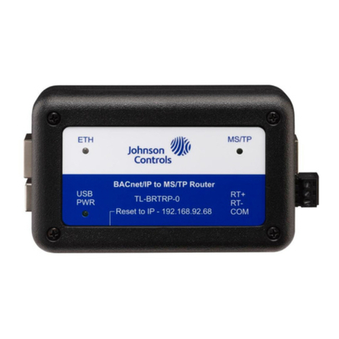 Johnson Controls TL-BRTRP-0 installation instructions