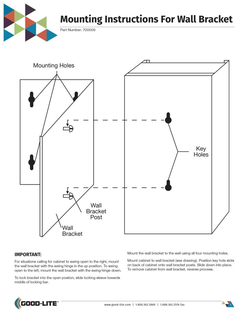 Good-Lite 700009 Mounting instructions
