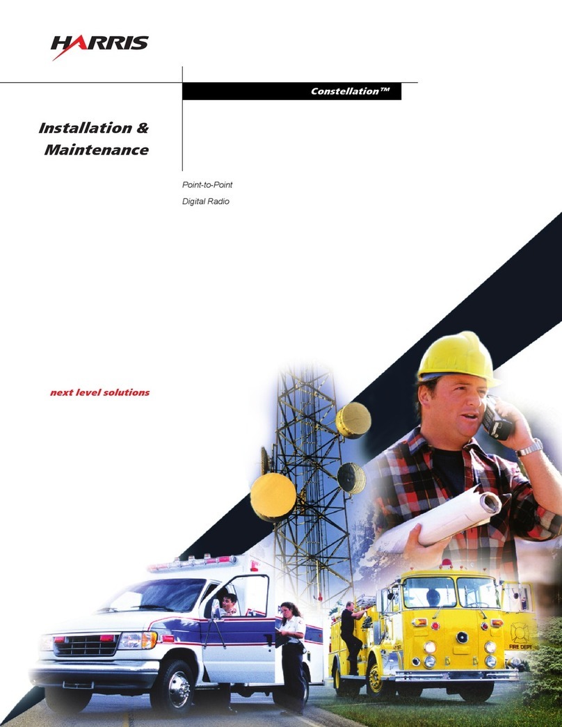 Harris Constellation Installation and maintenance manual