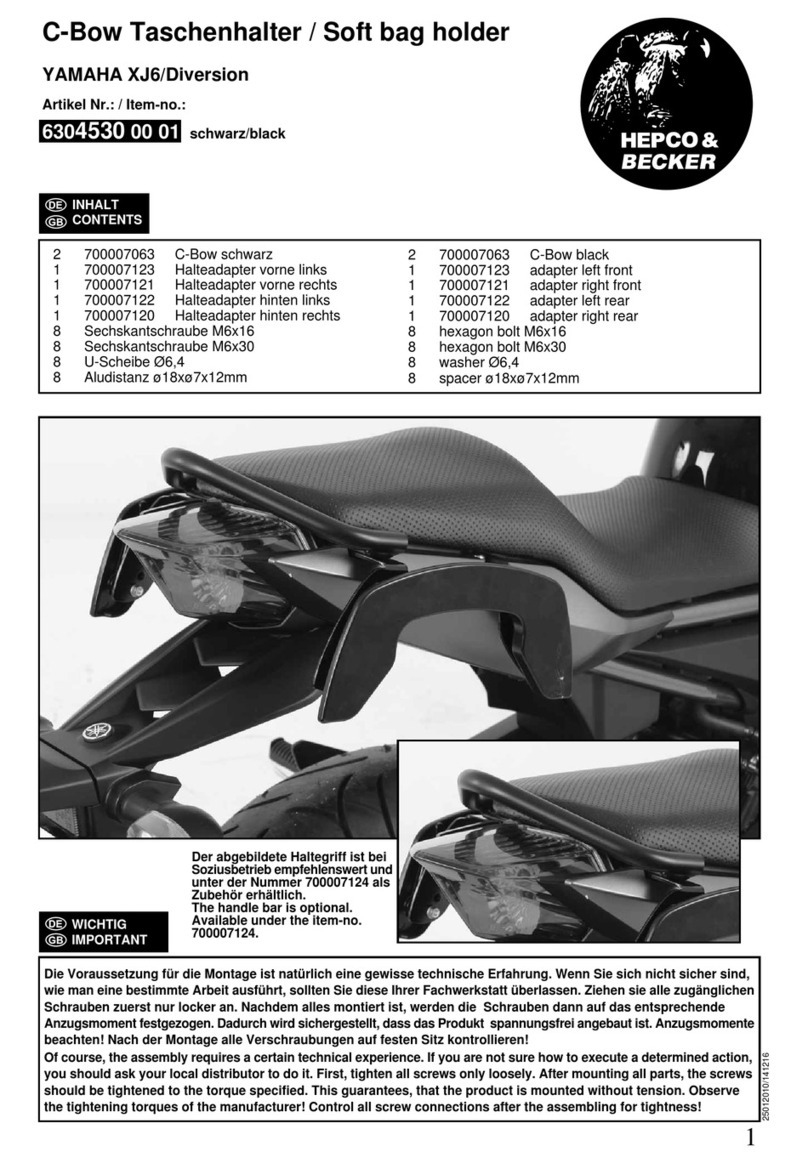 hepco & becker 6304530 00 01 User manual hepco & becker 6304530 00 01 User manual