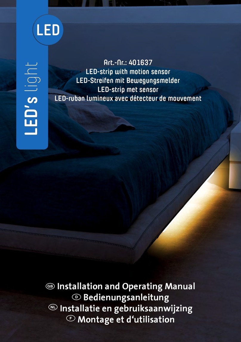 LED's light 401637 User manual