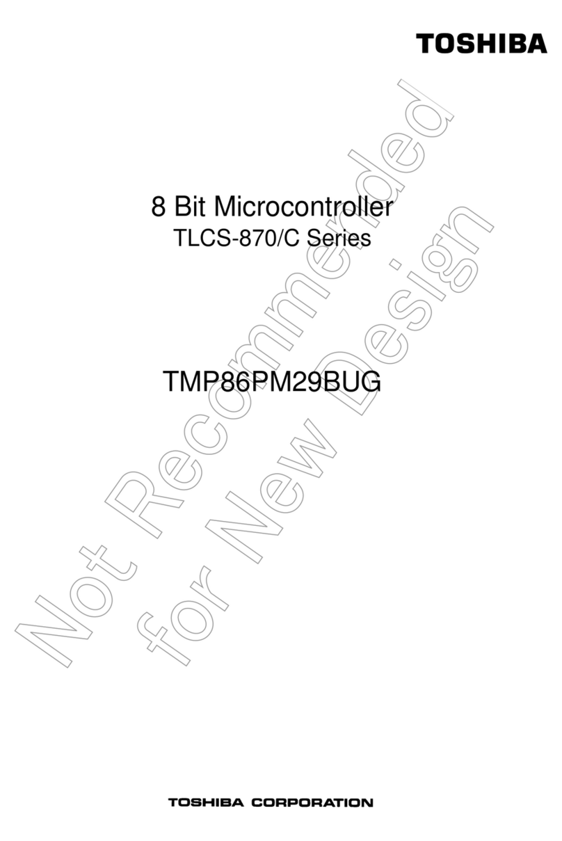 Toshiba TLCS-870/C Series User manual Toshiba TLCS-870/C Series User manual