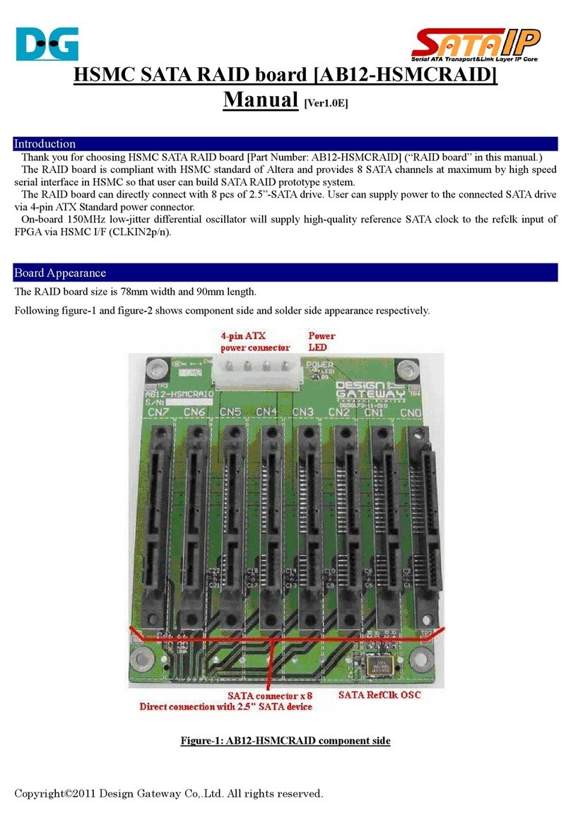 DG AB12-HSMCRAID User manual