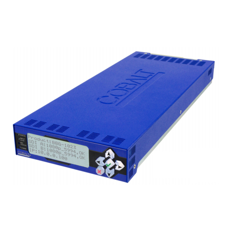 Cobalt Digital Inc BBG-1000 Series product manual