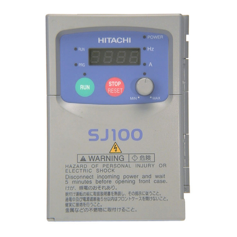 Hitachi SJ100 Series User manual Hitachi SJ100 Series User manual
