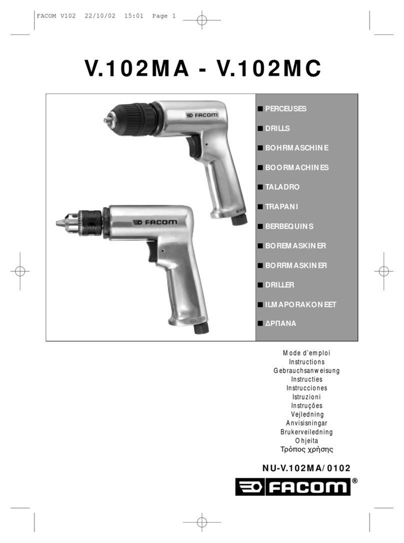 Facom V.102M Series instructions Facom V.102M Series instructions