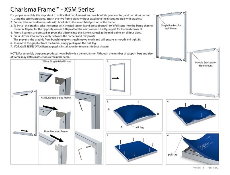 Testrite Visual Charisma Frame XSM Series manual