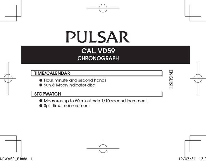 Pulsar VD59 manual