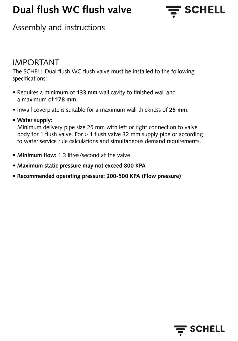 Schell Dual flush User manual