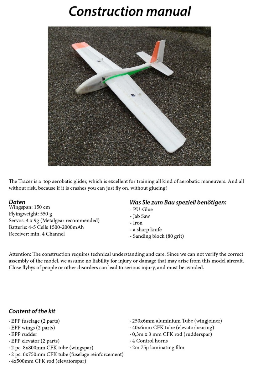 Modellbau Joost Tracer Construction manual