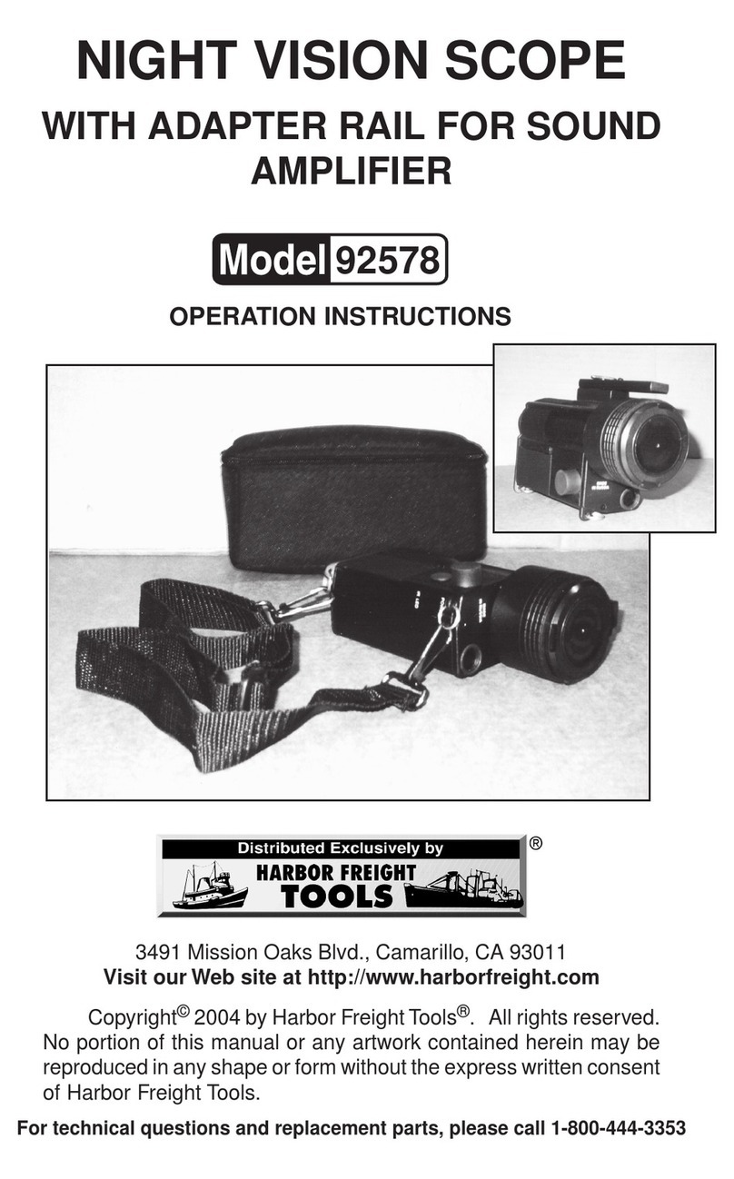 Harbor Freight Tools 92578 Operation instructions