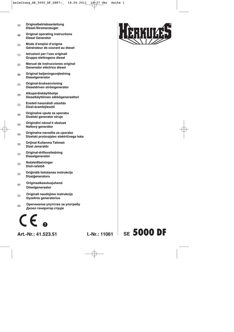 HERKULES SE 5000 DF User manual