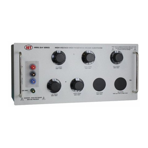 IET Labs HRRS SERIES User and service manual