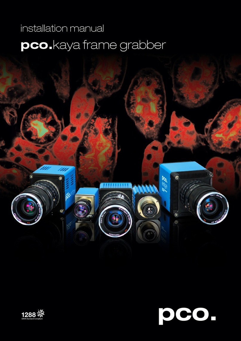 Pco Kaya Series installation manual