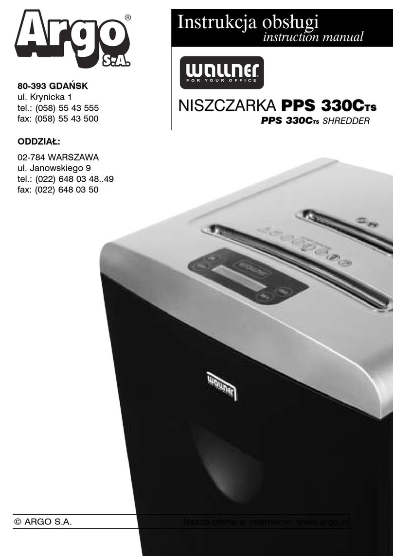 Argo Wallner PPS 330CTS User manual